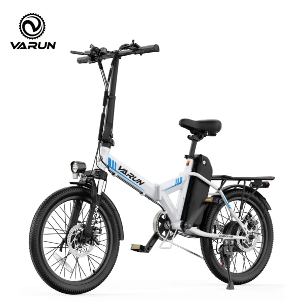 Varun C20-2 Adult Electric Bike, 500W Peak Power Electric Road Bike,36V 7.8Ah Battery,20-inch Tire City E-Bike, Max Speed 32km/h