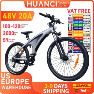 HUANCI Q5 electric bike 2000W electric dirt bike 27.5 Inch Electric Bicycle 48V20AH bike electric Mountain e bike adults ebikes