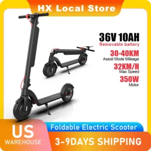 HX X8 10AH adult electric scooter escooter 350W 32KM/H Foldable Electric kick Electric Scooters 10 Inch e scooters E Scooter