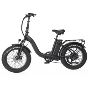 Warehouse 20 Inches Fat Tire Poweul Ebike for Adults 48V 750W Electric Fatbike Full Suspension Hybrid Electric Bike