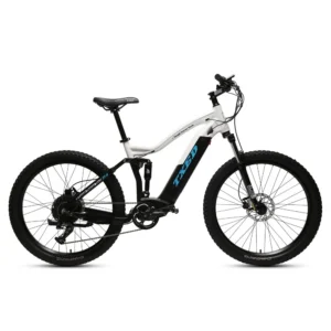 TXED 9 Speed Electric MTB 27.5'' Inch Bike for Adults Full Suspension Electric Mountain Bicycle
