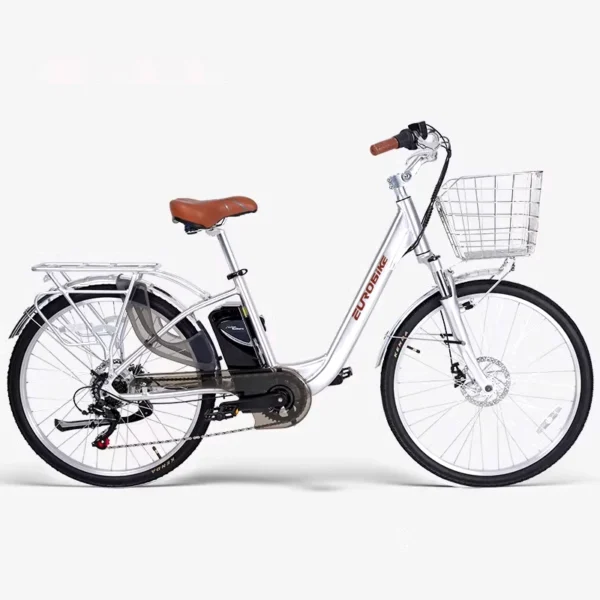 Electric Bicycle Aluminum Alloy 36V 15AH Lithium Battery Electric Bicycle 26Inch Wheel 7Speed Commuting Retro Adult Student Bike