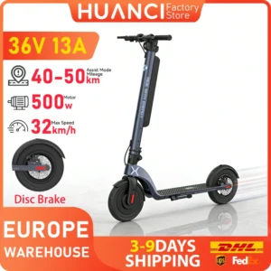 HUANCI X8 Electric Scooter Adults 500W foldable electric kick scooter 36V13AH scooter electric escooters e scooter 10-inch tires