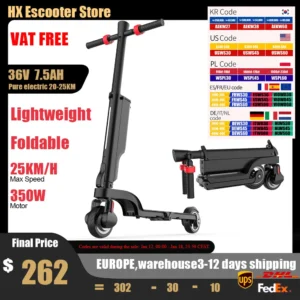 HX X6 Electric Scooter Adult 350W 7.5AH 36V 25KM/H Foldable Electric Kick E Scooter 5.5 inch Wheel EScooter For Adult Children
