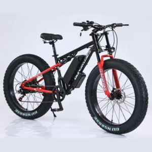 Off-road Mountain commuter E-bike 45 Mph Max Speed 24" Fat Tire Hydraulic Disc Brake Electric Bicycle